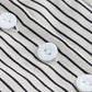 Striped Short Sleeve Button-Up Shirt - DAVERRI FASHIONS