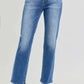RISEN Mid Rise Ankle Tapered Jeans - DAVERRI FASHIONS