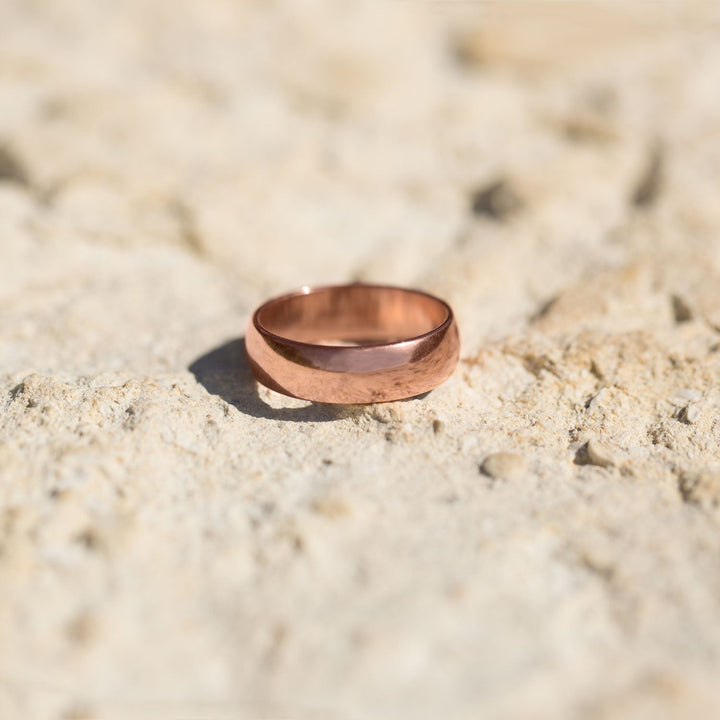 6mm Solid Copper Ring Rings