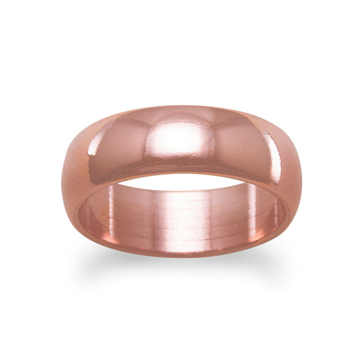 6mm Solid Copper Ring Rings