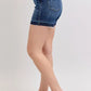 Judy Blue High Waist Tummy Control Destroy Release Hem Denim Shorts