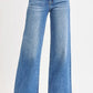 RISEN Full Size High Rise Wide Leg Jeans Plus Size - DAVERRI FASHIONS