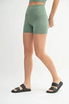 MONO B Venice Cloud Light Contour Biker Shorts - DAVERRI FASHIONS