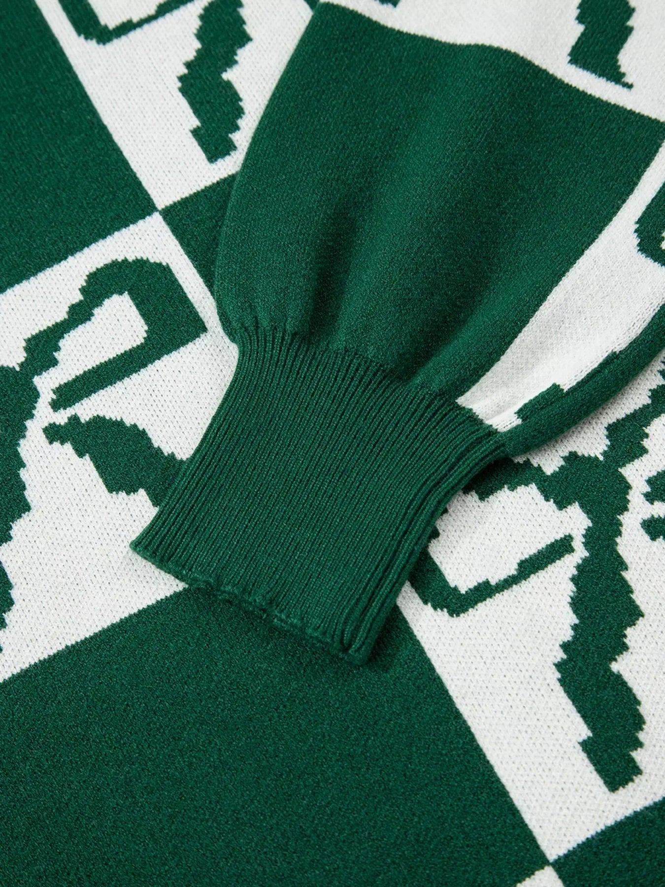 Checkered Bow Round Neck Casual Sweater - DAVERRI FASHIONS