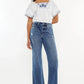 Kancan Full Size High Rise Slim Wide Leg Jeans - DAVERRI FASHIONS