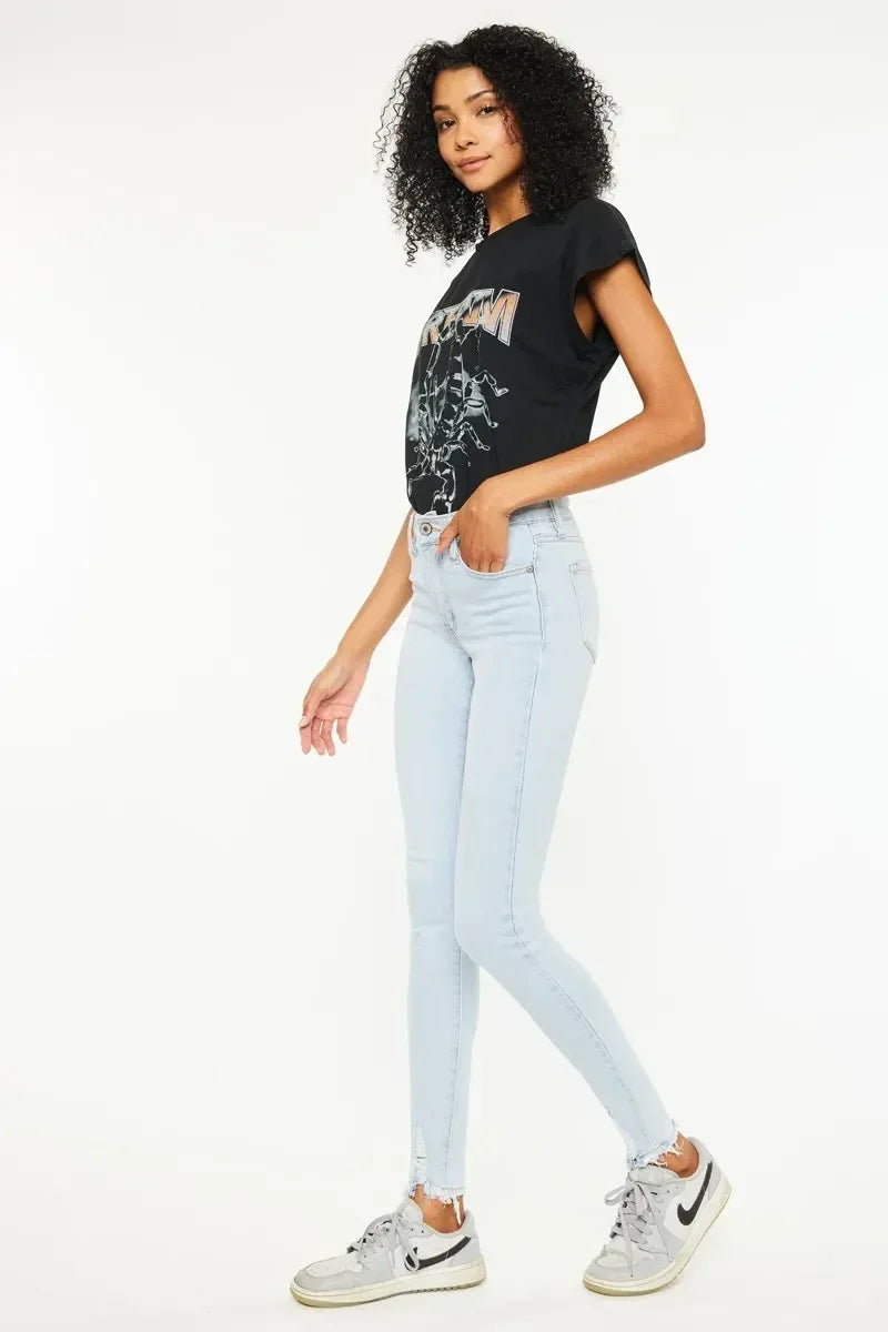 Kancan High Rise Super Skinny Jeans - DAVERRI FASHIONS
