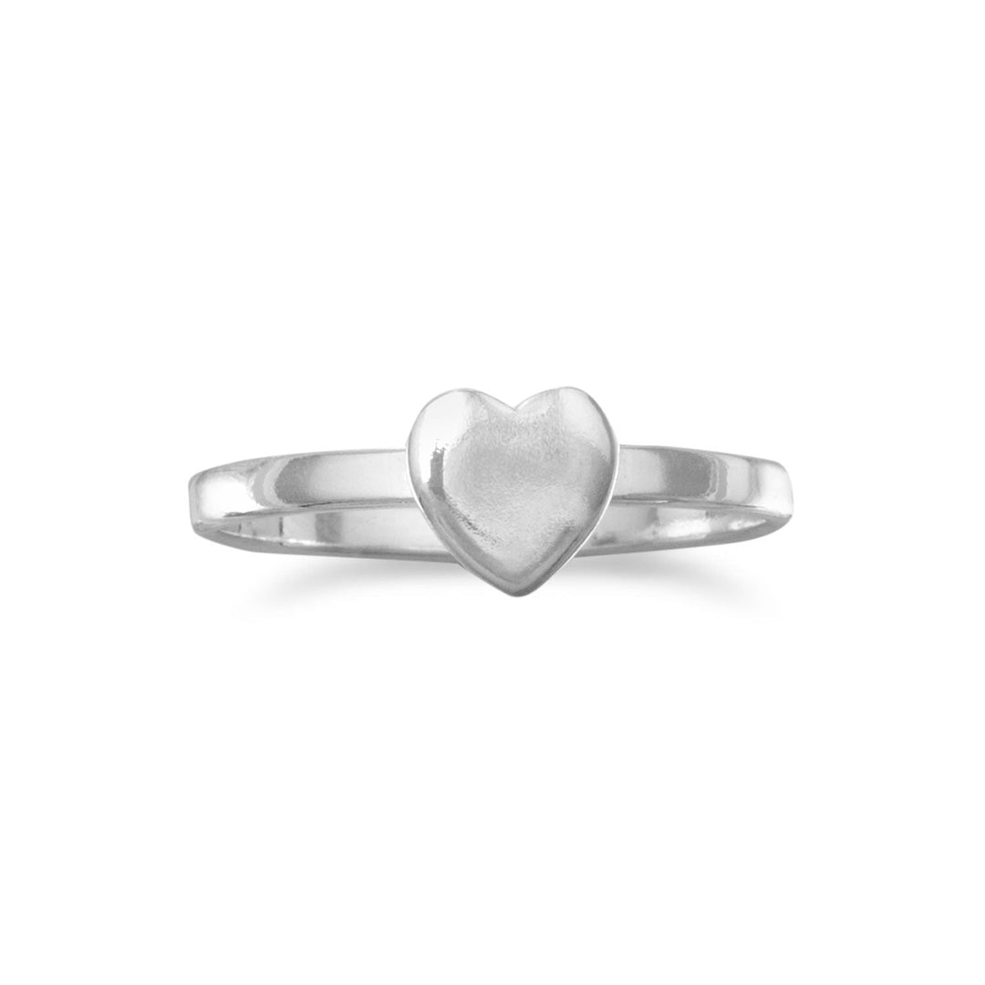 Small Polished Heart Ring 9 Rings