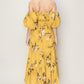 HYFVE Floral Puff Sleeve Tiered Dress Maxi Dresses