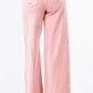 American Bazi Blush Pink High Waist Distressed Wide Leg Jeans Jeans