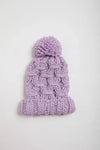 Oversized Chunky Knit Pom Beanie - DAVERRI FASHIONS