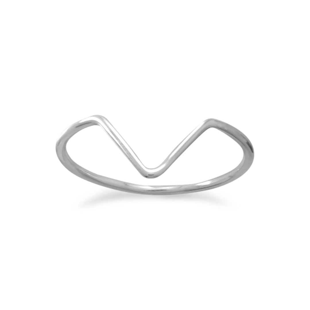 Thin "V" Design Ring Rings