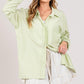 SAGE + FIG Striped Button Up Long Sleeve Shirt Shirts