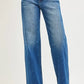 RISEN Full Size Slouchy Baggy Jeans Pocket Side Seam Detail Plus Size - DAVERRI FASHIONS