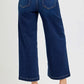 RISEN High Rise Crop Wide Jeans - DAVERRI FASHIONS