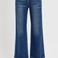 RISEN Full Size Tummy Control Bootcut Jeans Plus Size Dark Jeans