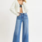 RISEN Full Size High Rise Wide Leg Jeans Plus Size - DAVERRI FASHIONS