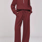 Half Zip Long Sleeve Top and Pants Set - DAVERRI FASHIONS