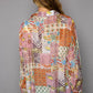 POL Button-Down Long Sleeve Printed Shirt - DAVERRI FASHIONS