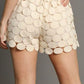Umgee Full Size Polka Dot Lace Shorts Plus Size Shorts