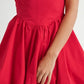 MABLE Poplin Square Neckline Bubble Mini Dress