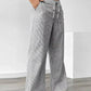 Striped Wide Leg Pants - DAVERRI FASHIONS