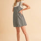 Aemi+Co Plaid Square Neck Romper