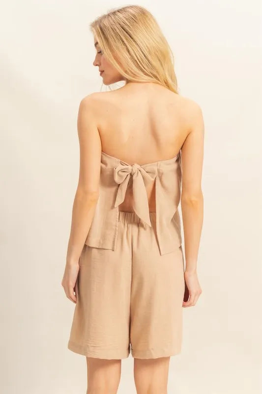 HYFVE Tube Top and Flowy Shorts Set