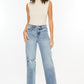 Kancan Ultra High Rise Distressed Straight Jeans Medium Jeans