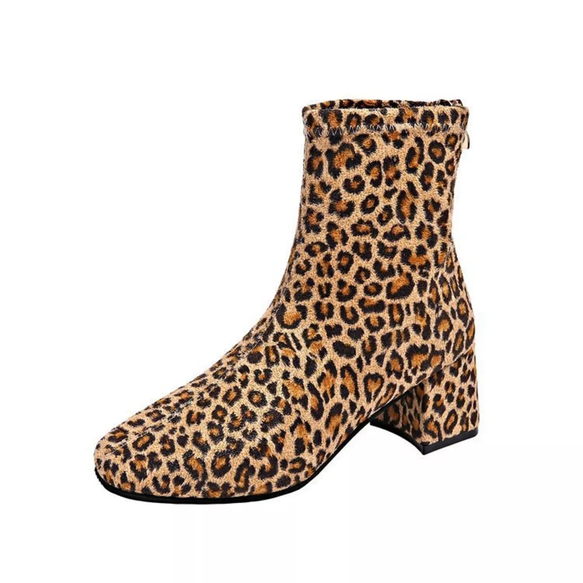 Block Heel Ankle Boots | Boots Daverri Fashions