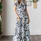 Mittoshop Tropical Print Top and Skirt Set Outfit Sets