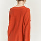 V-NECK OVERSIZED SWEATER PLUS JJK5013P