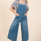 Mittoshop Denim Tie Back Sleeveless Wide Leg Overalls - DAVERRI FASHIONS