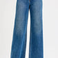 RISEN High-Waisted Wide Leg Jeans - DAVERRI FASHIONS