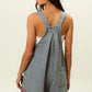 BiBi Star Rhinestone Washed Wide Leg Shortalls Shortalls