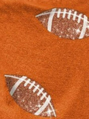 BiBi Football Sequin Embroidery Vintage Washed Top | Tops Daverri Fashions