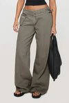 Wide Leg Jeans with Pockets - DAVERRI FASHIONS