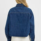 RISEN Button Up Long Sleeve Denim Shacket