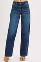 RISEN Mid Rise Wide Baggy Jeans - DAVERRI FASHIONS