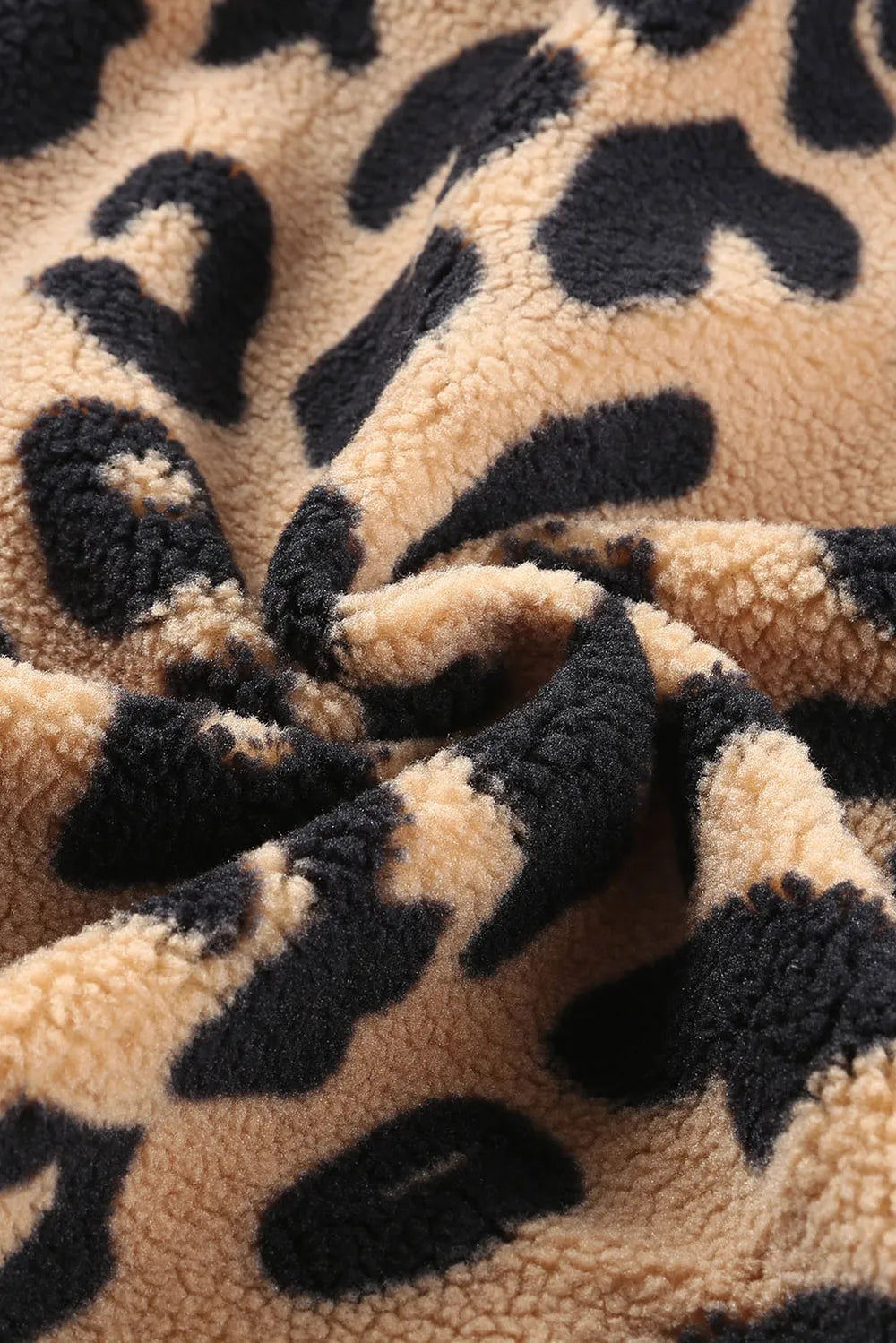 Leopard Button Up Long Sleeve Jacket | Jackets Daverri Fashions