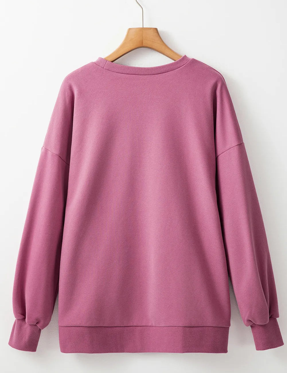 Round Neck Long Sleeve Sweatshirt | Sweatshirts Daverri Fashions