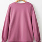 Round Neck Long Sleeve Sweatshirt - DAVERRI FASHIONS
