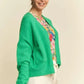 Davi & Dani Open Front Drop Shoulder Cardigan - DAVERRI FASHIONS