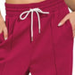 Zenana Drawstring Scuba Sweatpants with Pockets Cabernet - DAVERRI FASHIONS