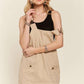 ADORA Adjustable Wide Strap Square Neck Overall Dress
