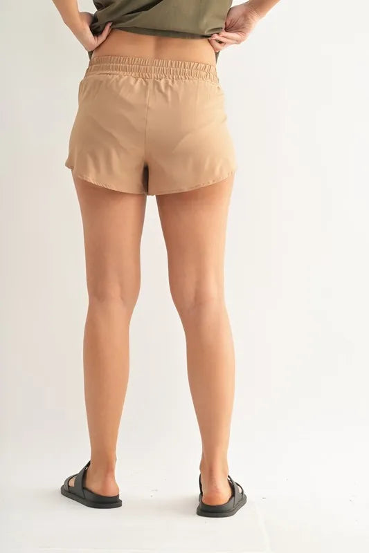 MONO B Drawcord Mini Shorts