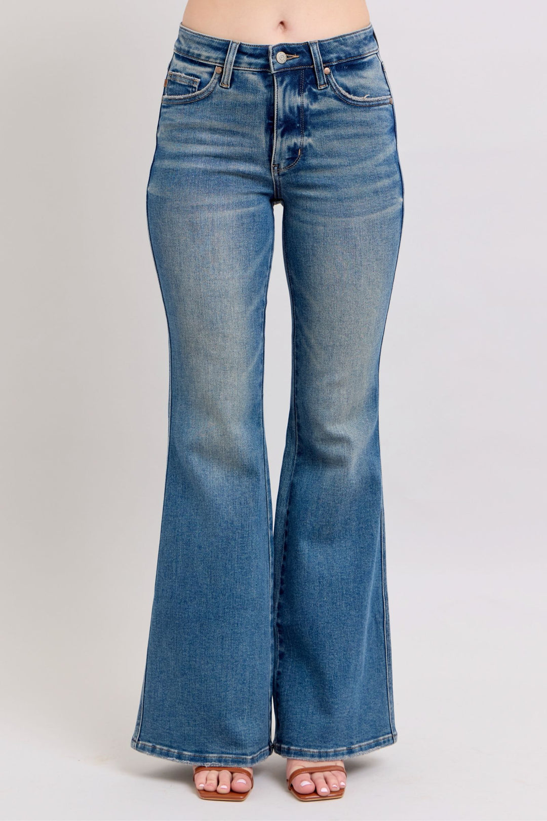 Judy Blue MR Tummy Control Vintage Wash Jeans Medium