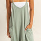 HYFVE Relaxed Fit Mineral Washed Overalls with Pockets