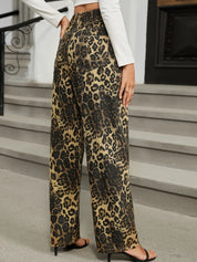 Leopard Jeans with Pockets | Jeans Daverri Fashions