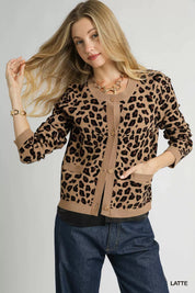 Umgee Leopard Print Button-Down Cardigan | Cardigans Daverri Fashions