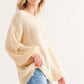 And The Why Sequined Light Weight Pullover Sweater - DAVERRI FASHIONS